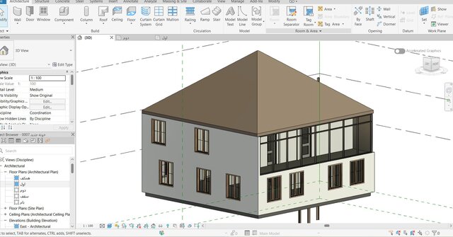 2-story-residental-buildings-hand-sketch-drawing-to-revit – image 3 of 4