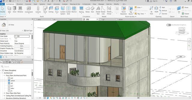 2-story-residental-buildings-hand-sketch-drawing-to-revit – image 2 of 4