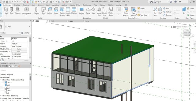 2-story-residental-buildings-hand-sketch-drawing-to-revit – image 4 of 4