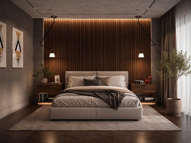 3D model of Master Bedroom Visualization