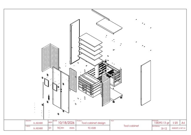 Heavy-Duty Industrial Tool Cabinet Design – image 4 of 9