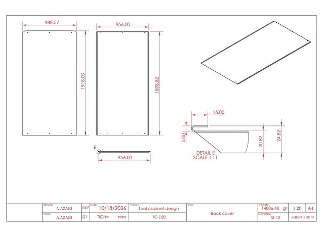 Heavy-Duty Industrial Tool Cabinet Design – image 6 of 9
