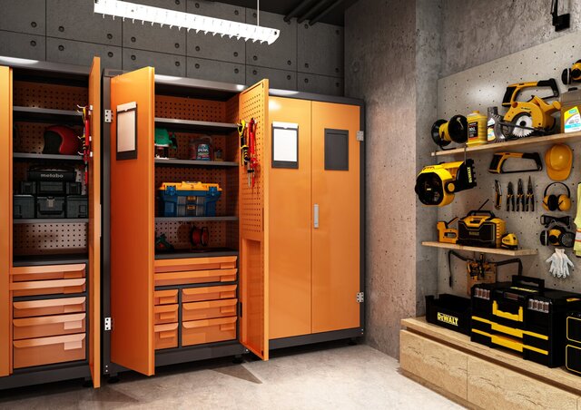 Heavy-Duty Industrial Tool Cabinet Design – image 2 of 9