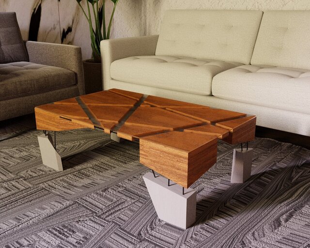 3D model of Furniture, Workshop &3d modeling – 2D/3D Portfolio