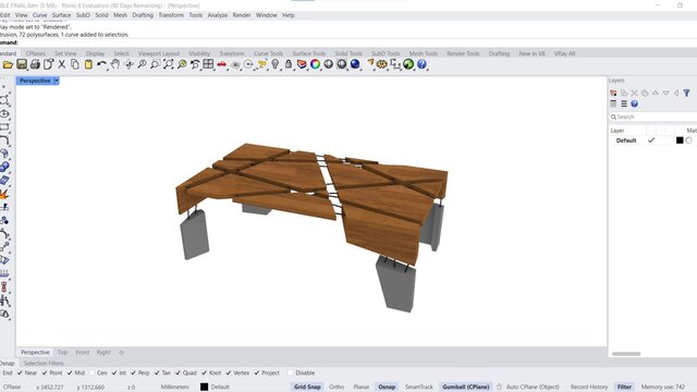 3D model of Furniture, Workshop &3d modeling – 2D/3D Portfolio