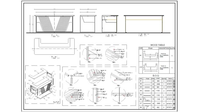 3D model of Furniture, Workshop &3d modeling – 2D/3D Portfolio