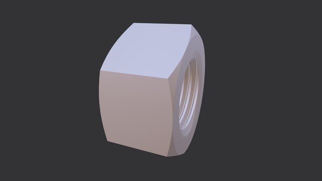 Fasteners: Screw, Washer with thread, Nut for 3D Printing