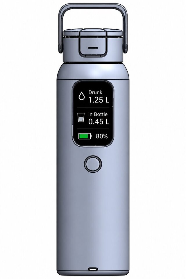 Smart Hydration Bottle – Manufacturing Product Design – image 1 of 1
