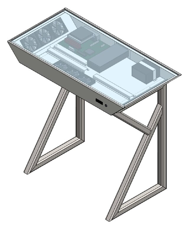 Custom PC Desk Enclosure & Integrated Workstation – image 1 of 10