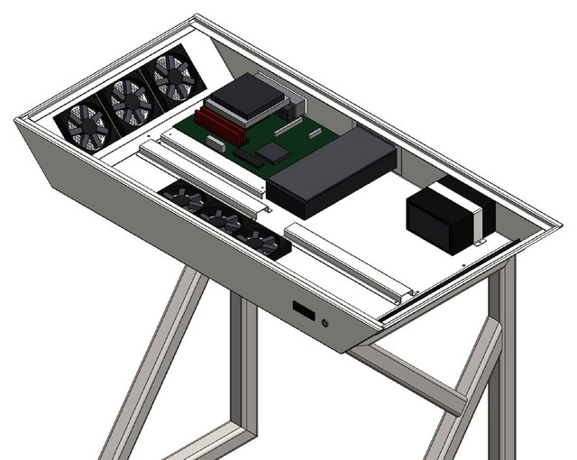 Custom PC Desk Enclosure & Integrated Workstation – image 4 of 10