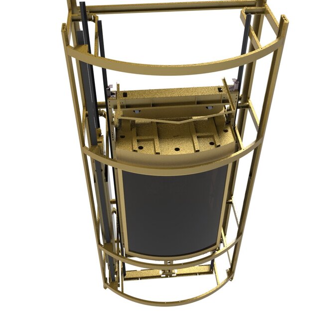 Semi-Circular Shaft Elevator
