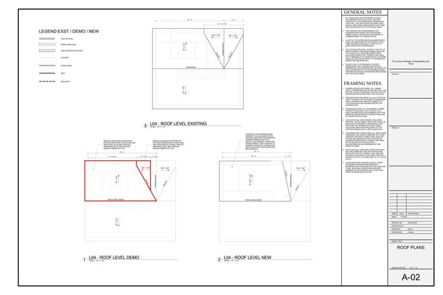 Shed Dormer Addition | Existing, Demolition & Proposed Permit Drawings – image 3 of 5