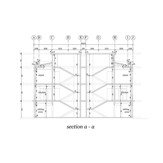 3D model of Floor Plan - AutoCAD