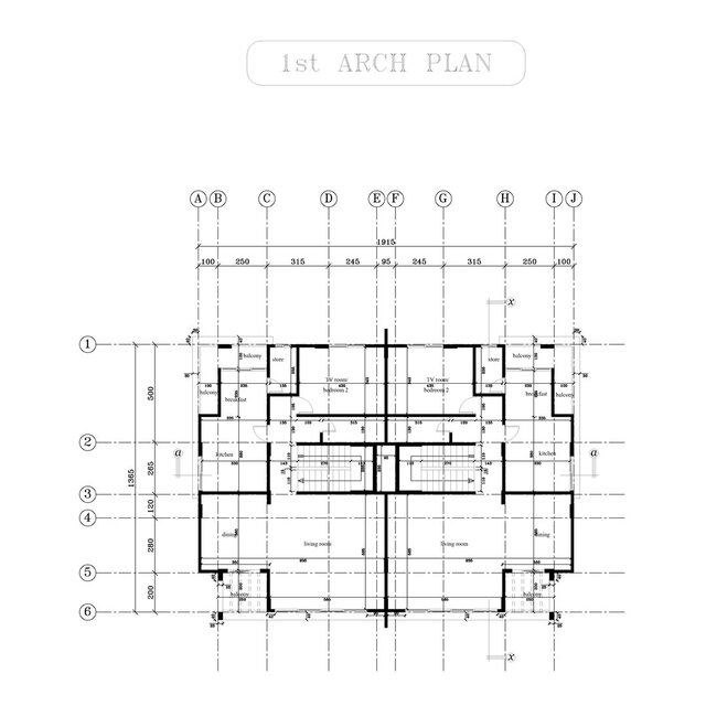3D model of Floor Plan - AutoCAD
