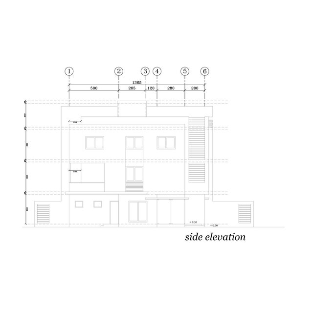 3D model of Floor Plan - AutoCAD