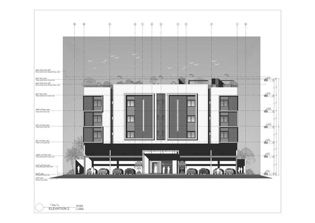 3D model of Mixed-Use Building