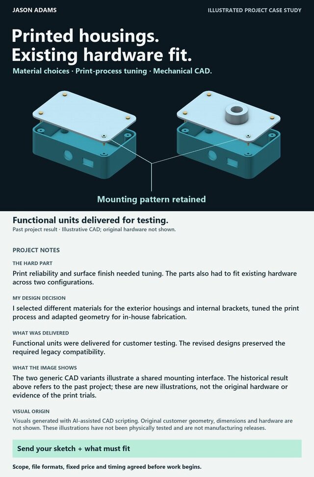 Printed Housing Development — Fit, Materials & Process – image 2 of 2