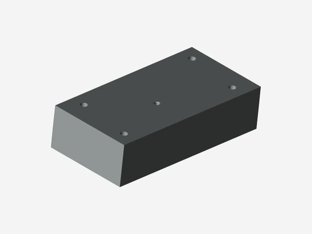 3D model of SolidWorks Spoon Mold Design