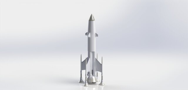 Minimalistic Rocket Model