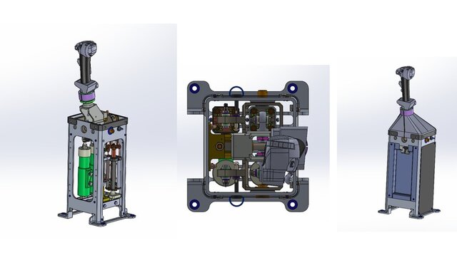 3D model of Aerospace Coiumn Control Assembly