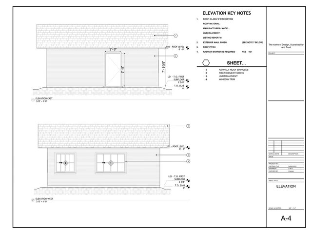 Detached ADU City Permit Drawing Set | Residential Construction Plans – image 5 of 12