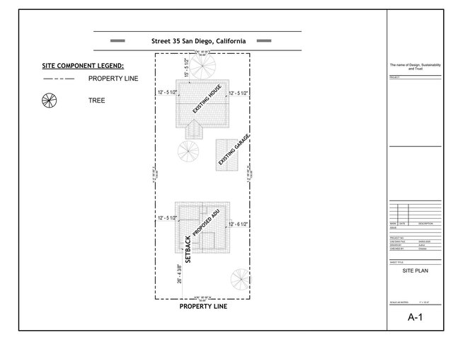 Detached ADU City Permit Drawing Set | Residential Construction Plans – image 2 of 12