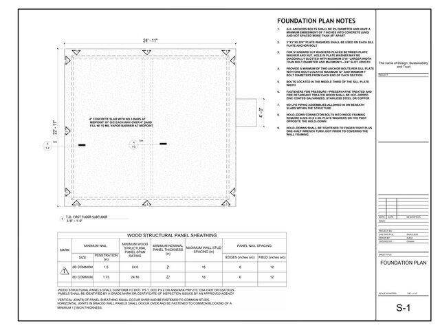 Detached ADU City Permit Drawing Set | Residential Construction Plans – image 8 of 12