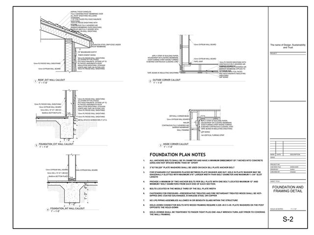 Detached ADU City Permit Drawing Set | Residential Construction Plans – image 9 of 12