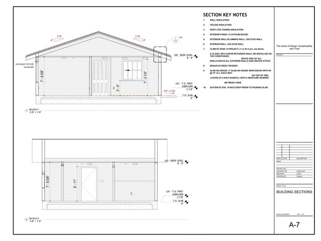 Detached ADU City Permit Drawing Set | Residential Construction Plans – image 7 of 12