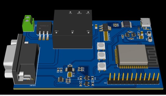 ESP32-Based Industrial Gas Control & IoT Interface PCB – image 2 of 4