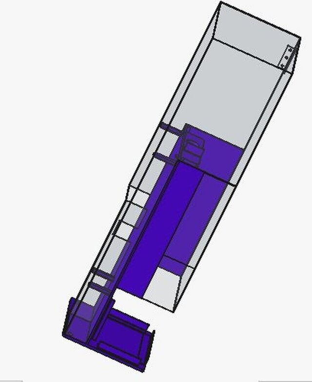 3D model of Protective Plexiglass Enclosure for Industrial Mixer