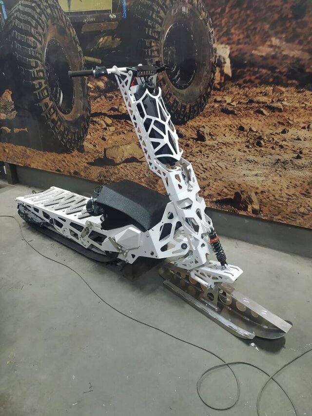 3D model of Lestron Motorized Snowboard