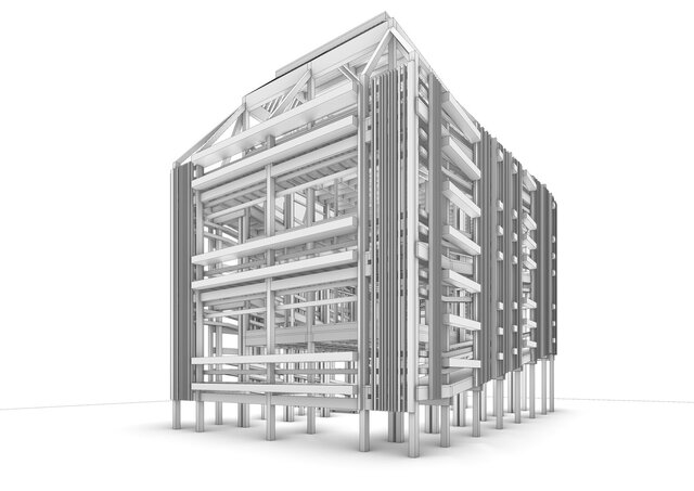 Wooden Structure in Forest – image 2 of 4