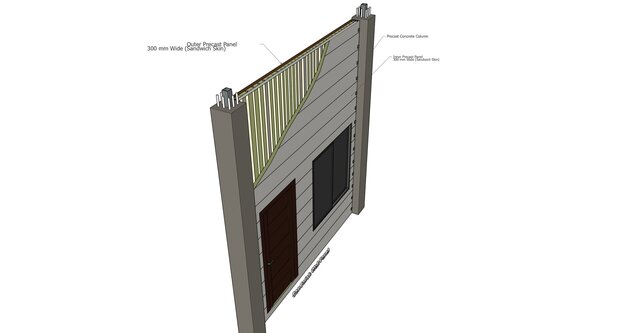 3D model of Precast Reinforced Concrete Villa | Structural Engineering & Detail Designing