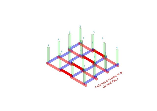 3D model of Precast Reinforced Concrete Villa | Structural Engineering & Detail Designing