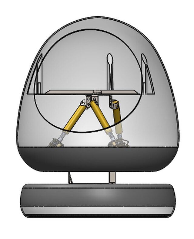 3D model of Tripod-mechanism for small Desktop companian robot