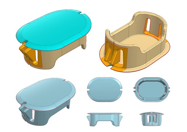 Complex Surface Mold Engineering; From 3D Scan (Reverse Engineering)