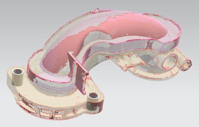 3D model of Complex Surface Mold Engineering; From 3D Scan (Reverse Engineering)