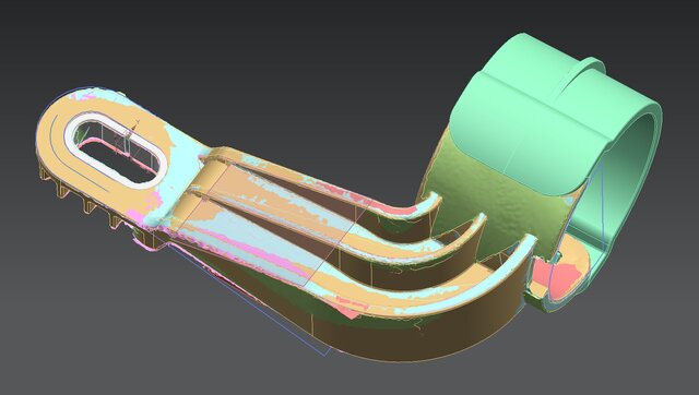 3D model of Complex Surface Mold Engineering; From 3D Scan (Reverse Engineering)