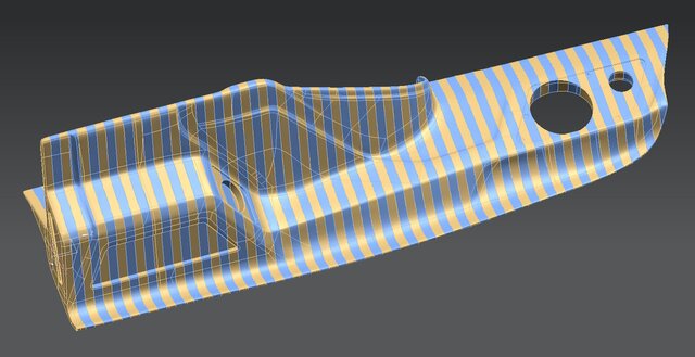 3D model of Complex Surface Mold Engineering; From 3D Scan (Reverse Engineering)