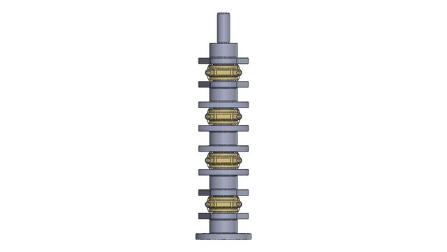 Four Cylinder Engine Assembly – SolidWorks 3D CAD Model – image 6 of 6