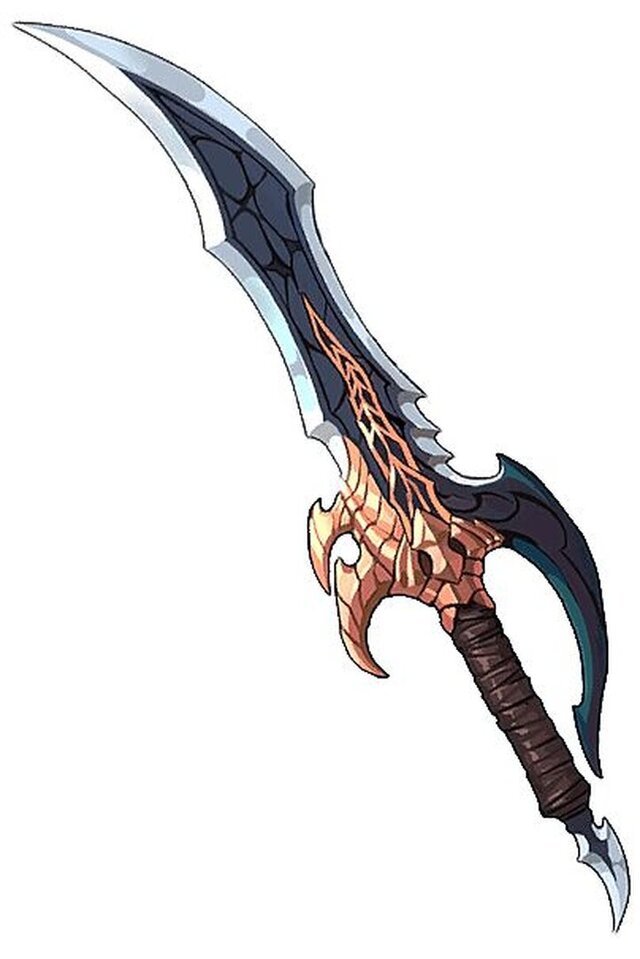 3D modelled short knife