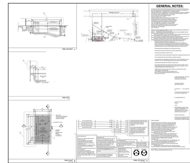 Residential Pool Permit Revision Set | San Diego – image 3 of 3