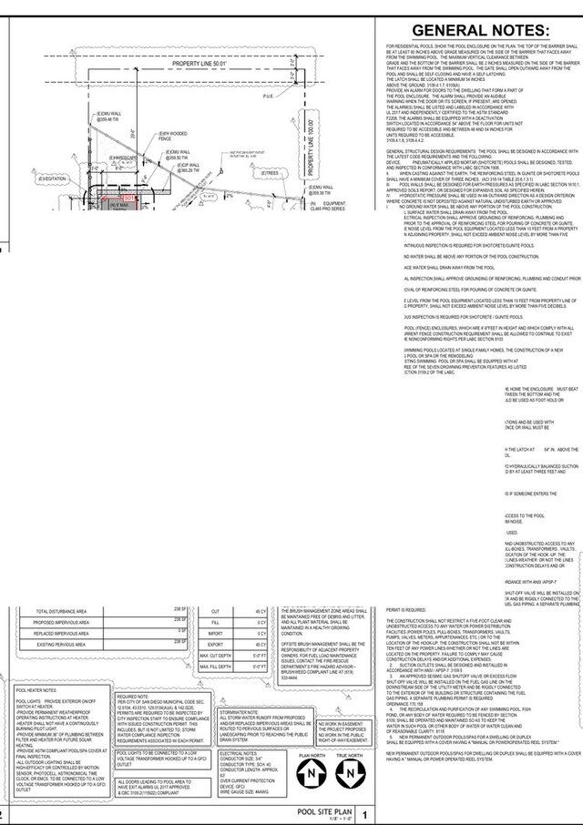 Residential Pool Permit Revision Set | San Diego – image 2 of 3