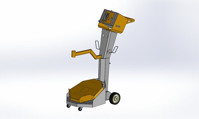SolidWorks Sheet Metal Cabinet for Industrial PC