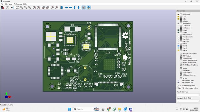 PCB KiCAD design
