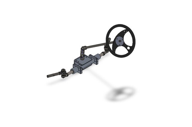 Light steering system for a single seater electric