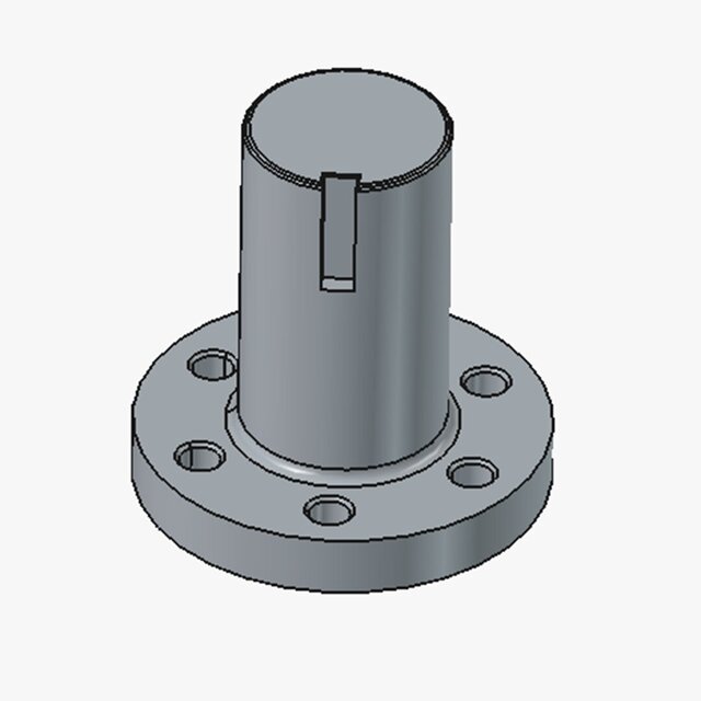 Shaft with Flange – image 1 of 1
