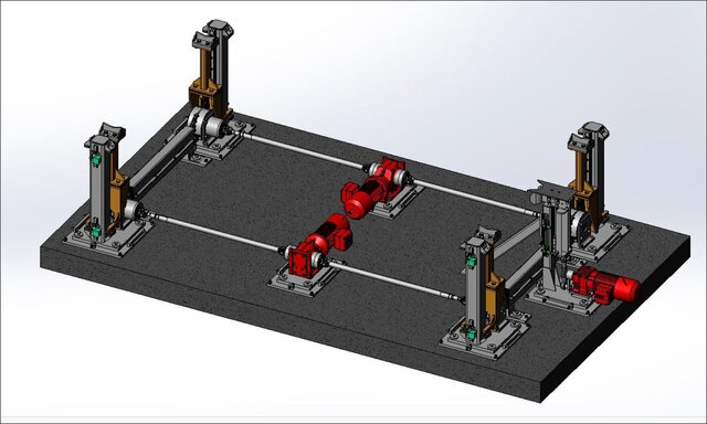 Lifting machine developing for automotive industy