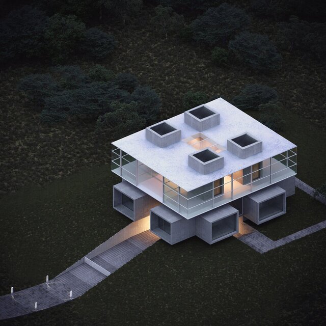 3D model of Damavand Villa
